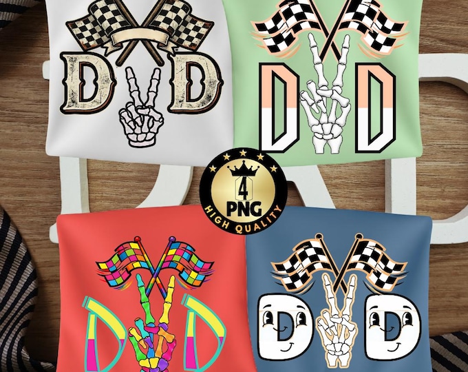 Dad of The Bad to The Bone 2nd Birthday Png, Funny Skull Retro Skeleton Peace Hand Dad Shirt Design Download