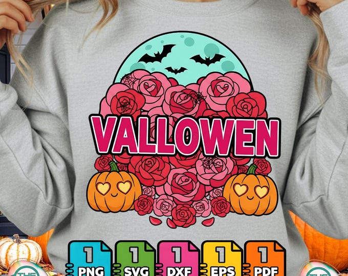 Valloween Romance and Menace Png Svg Bundle Digital Download Graphic Design for Commercial Use