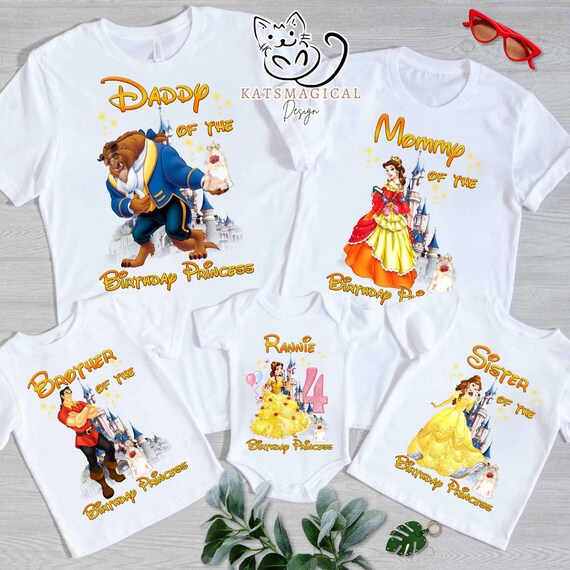 family beauty and the beast shirts