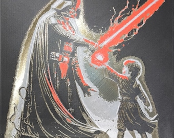 Decoración de pared de Star Wars con impresión 3D de Darth Vader, Anakin Skywalker, HueForge