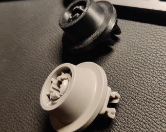 Reemplazo de rueda y eje de cesta de lavavajillas con impresión 3D - Reparación del rodillo inferior de la cesta