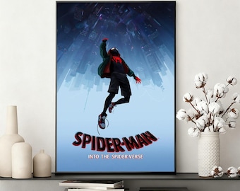 Póster de Spider-Man: Un Nuevo Universo / Lienzo sin marco