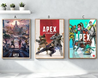 Póster del juego Apex Legends / Lienzo sin marco para pared / Decoración para el hogar y la oficina / Regalo ideal