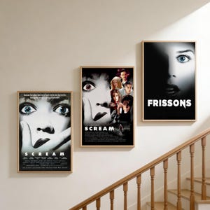 Scream Movie Poster | Frameless Canvas Wall Art | Home Office Decor | Thoughtful Gift Option