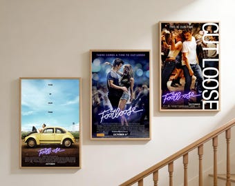 Footloose Movie Poster | Frameless Canvas Wall Art | Home Office Decor | Thoughtful Gift Option