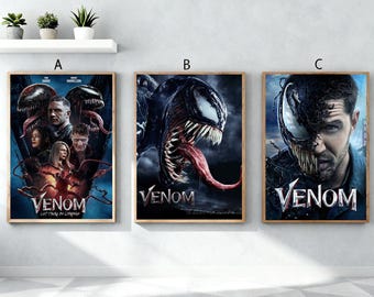 Póster de la película Venom / Lienzo sin marco para pared / Decoración para el hogar y la oficina / Regalo ideal