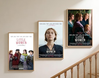 Little Women Movie Poster | Frameless Canvas Wall Art | Home Office Decor | Thoughtful Gift Option