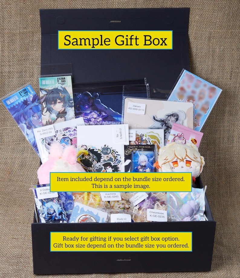 Anime & Game Large Gift Box, No Repeats, Large Gift Bundle, Game Gift ...