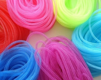 25 jardów solidnej siatki Deco Flex do wieńców Cyberlox CRIN Crafts 8 mm 3/8 cala (bez folii), - U PICK