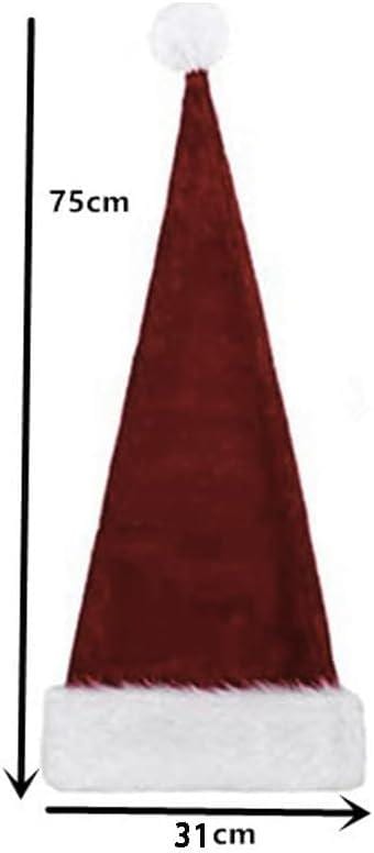 Chapeau Noël Rouge Paillettes Bonnet Père Noël Adulte Rouge Avec Paillettes Et Pompon - Déco De Fête Et Accessoire Festif Accessoire Fête Noël