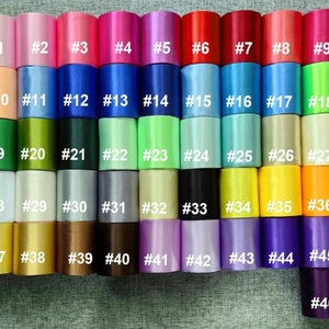 6 inch Satin Ribbon Wide Satin Ribbon for Grand Opening Cutting Ceremony Wedding Birthday Party Decoration Gift Craft (22 Yards)-U PICK