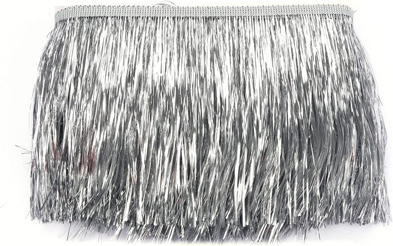 YYCRAFT 6 Wide Tinsel Fringe Tinsel Trim Dance Costume Fringe Trimming 10 Yard zdjęcie 7