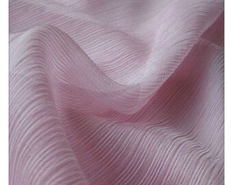 YYCRAFT Wrinkle Chiffon Silk Fabric By the Yard-U PICK