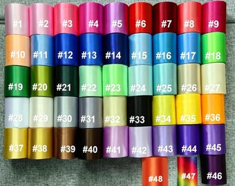 6 Inch Wide Satin Ribbon for Grand Opening Cutting Ceremony Wedding Birthday Party Craft Chair Sash Table 22 Yards - U PICK