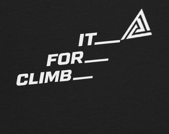 Camiseta de gimnasio "Climb For It", camiseta motivacional para entrenar, camiseta de fitness "Peak Condition".