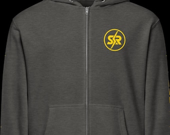 Zip Up Hoodie – Minimal Streetwear Jacket – Stellar