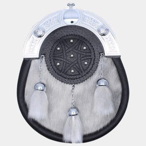 Frack Sporran Hellgrau Seehund Made In Scotland