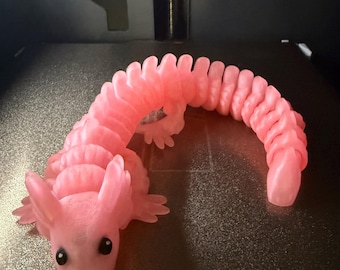 Flexible 3D Printed Axolotl - Stlflix Flexo-lotl