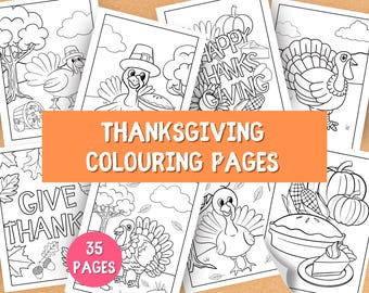 Thanksgiving Coloring Pages, Printable Fall Coloring Sheets, Turkey Printables, Kids Activity Page, Autumn Classroom Crafts, Pumpkin Pie