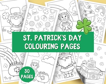 St Patrick's Day Coloring Pages, Printable Coloring Sheets, St Paddy's Day, Activities For Kids, Cute Leprechaun, Shamrock, Pot Of Gold