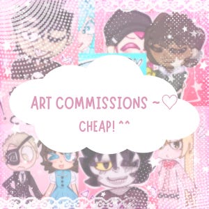 ¡Abierto! - ¡Comisiones de arte digital! (¡barato!) :D ¡LEE LA DESCRIPCIÓN ANTES DE COMPRAR! <3 imagen 1