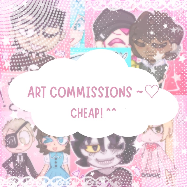 ¡Abierto! - ¡Comisiones de arte digital! (¡barato!) :D ¡LEE LA DESCRIPCIÓN ANTES DE COMPRAR! <3 imagen 1