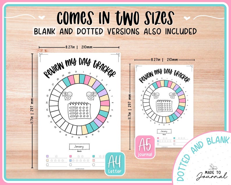 Fun Paper Trackers 2026 Bullet Journal Trackers, 75 Monthly Tracker BUNDLE, Bujo, Circle ...