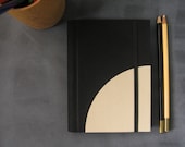 Small 2015 - 2016 Planner - Custom Color Corner Circle Weekly Agenda - from August to July - A6 // 4 3/8 x 6 1/4 inches size