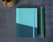 2016 Weekly Diary -Diagonal Color Block Weekly Planner- Small size - A6 // 4 3/8 x 6 1/4 inches