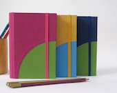 2016 Weekly Planner - Small Custom Color Corner Circle Weekly Agenda - A6 // 4 3/8 x 6 1/4 inches size