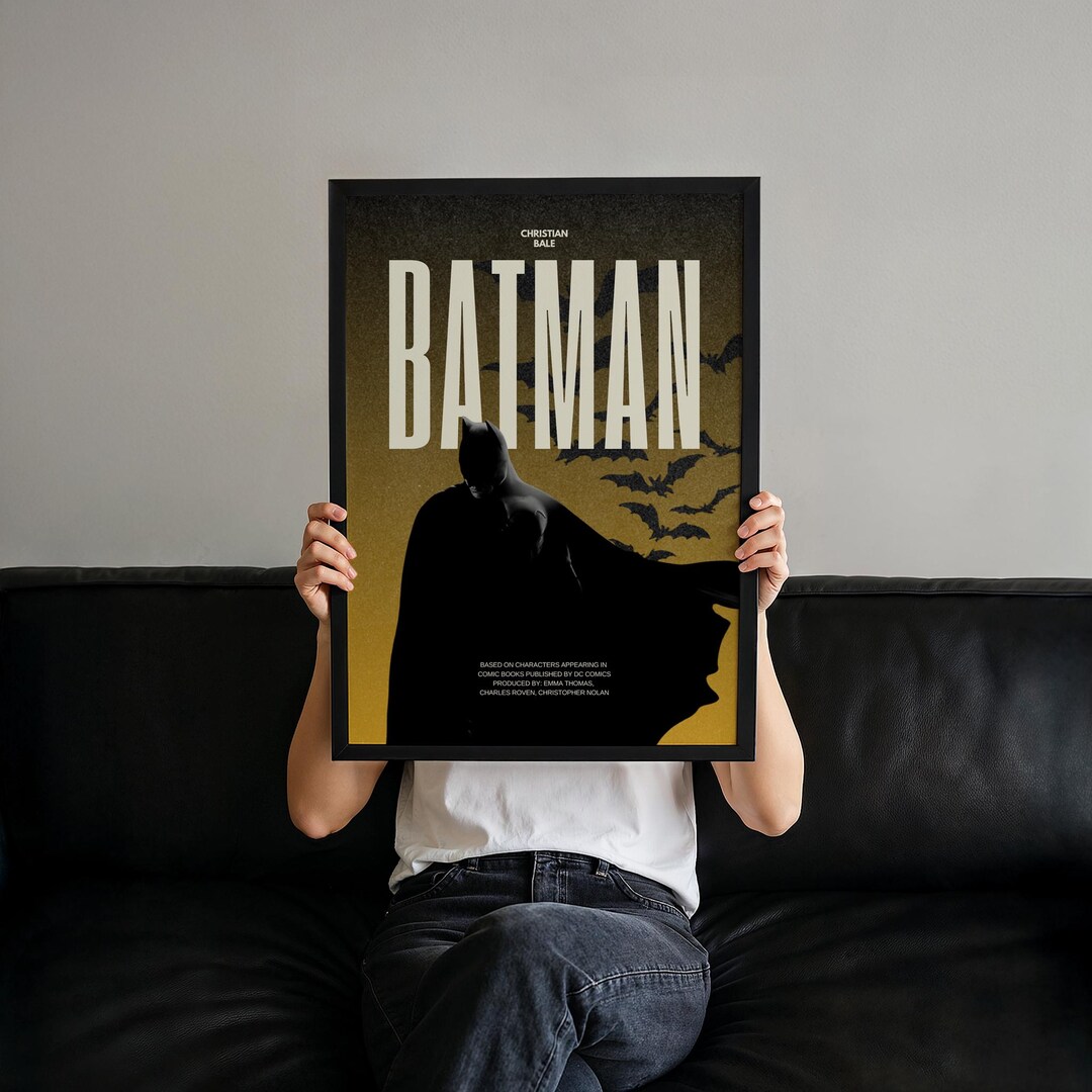 Batman Framed Poster – Premium Black Frame – Stylish Wall Art ...