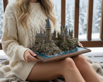 Wizard Castle – STL 3D Print File + Bonus Canvas Art + painting guide pdf