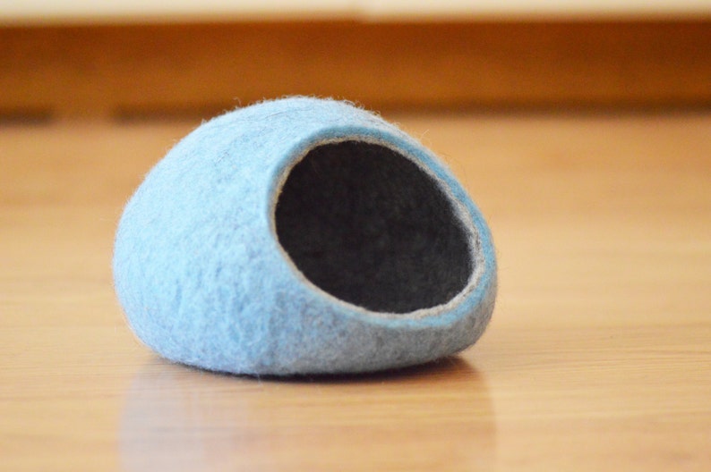 Hedgehog bed / small animal cave / small pet bed / felted pet Etsy