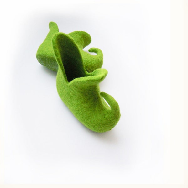 Zapatillas de fieltro para niños / patuquitos de bebé ZAPATOS DE ELFO