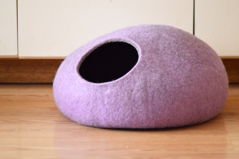 Modern Cat House / Premium Class Pet Bed / Pet Furniture / Highest Quality Cat Bed / Best Aesthetic Cat Cave / Cat Hideaway / Cat Nap Cocoon image 5