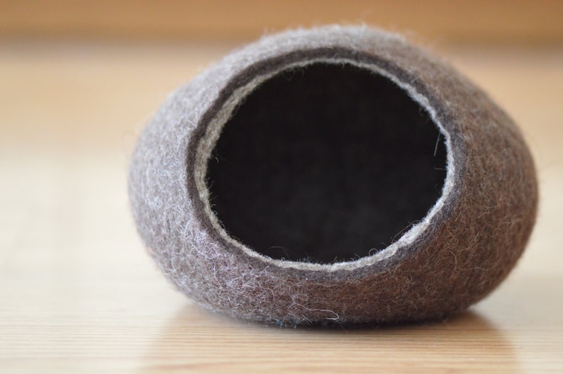 Hedgehog Bed / Small Animal Cave / Small Pet Bed / Felted Pet Etsy