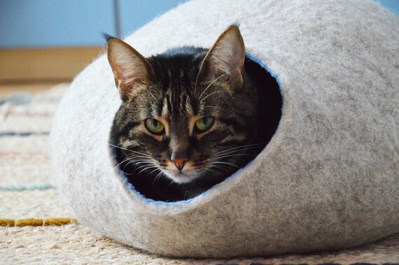 Pet bed Cat bed Cat cave puppy bed cat house pet furniture cat nap cocoon