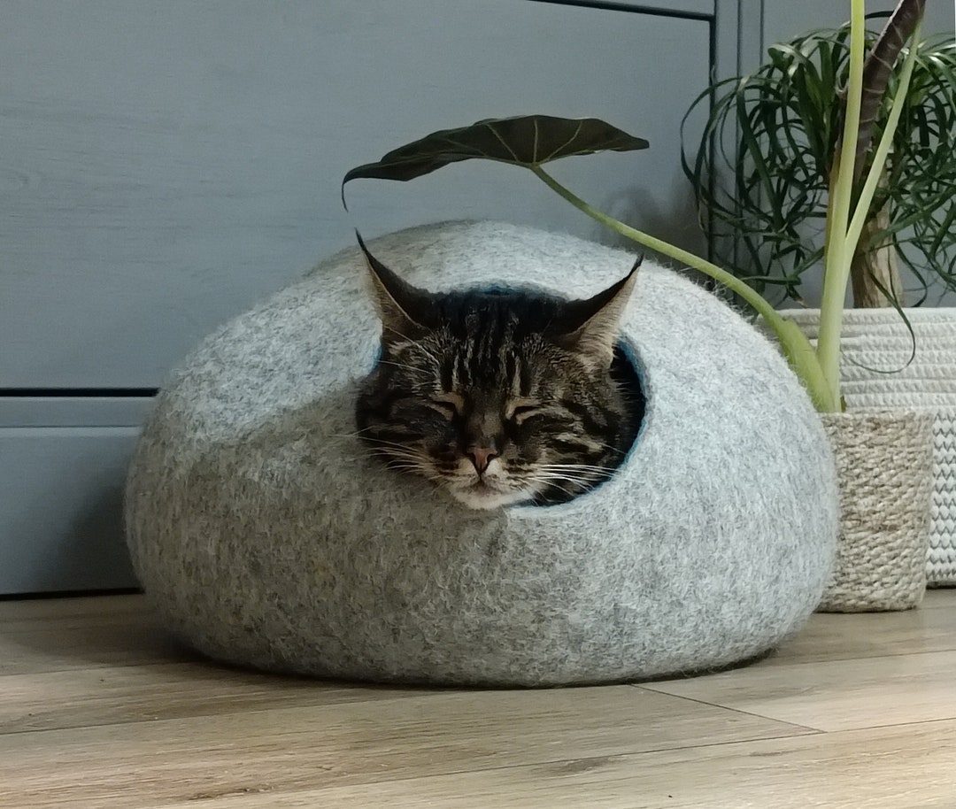 Custom Color Cat Cave / Premium Class Pet Bed / Modern Cat Bed / Best ...