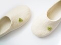 Felted women's slippers ROSES product logo