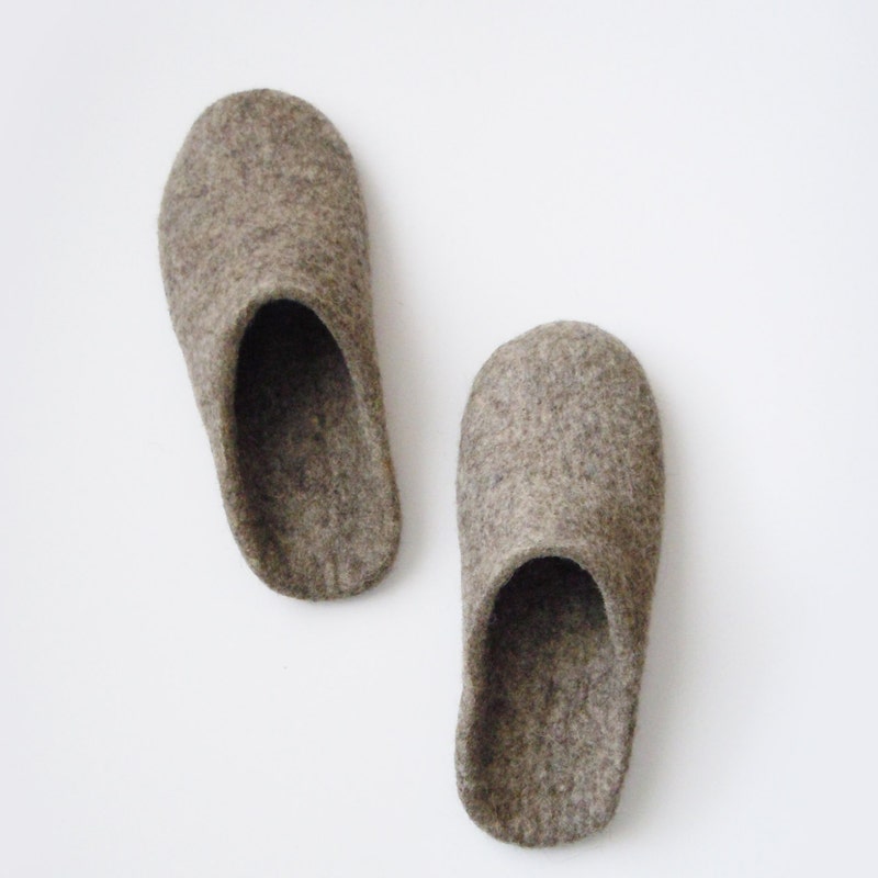 felted wool slippers