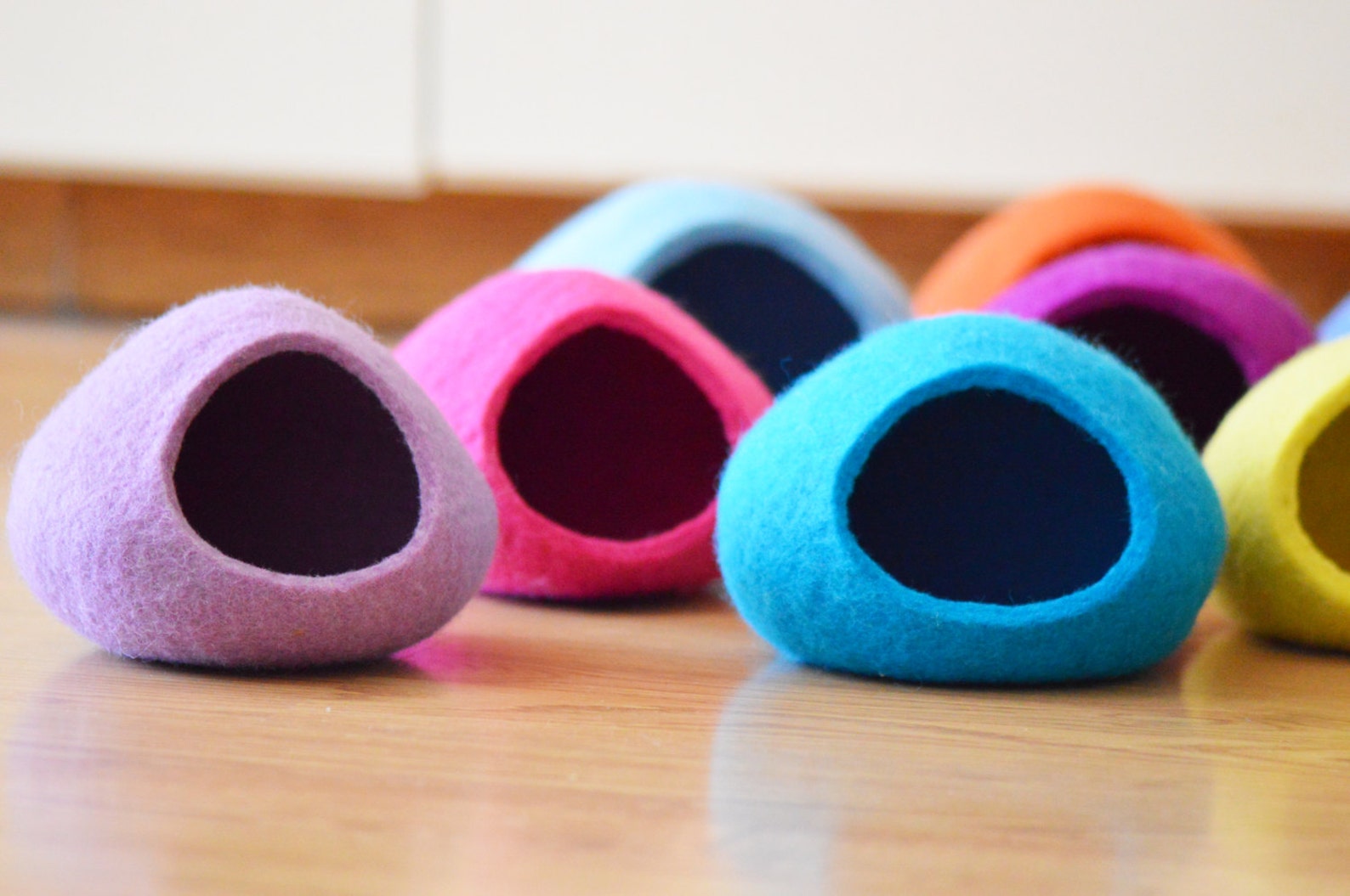 Hedgehog Bed / Small Animal Cave / Small Pet Bed / Felted Pet Etsy