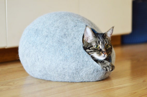 Pet bed Cat bed Cat cave puppy bed cat house pet furniture cat nap cocoon