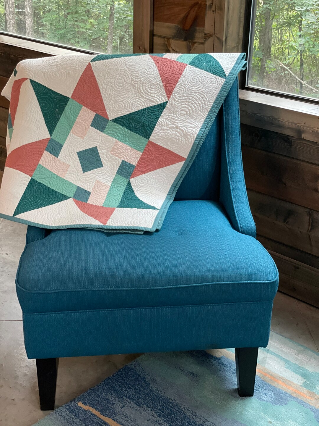 Modern Maven Quilt Large Throw - Etsy