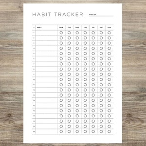 Habit Tracker Template (h3)