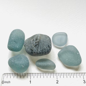 6 lovely grey Grimsby sea glass England beachcombing finds image 4