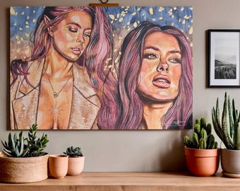 Art Prints | Romantasy Couple Wall Art