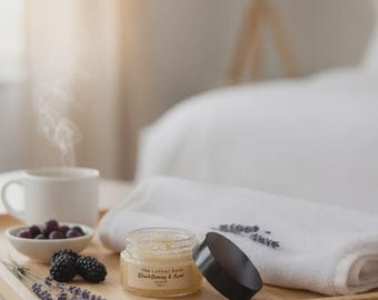 Exfoliante labial orgánico totalmente natural y sabroso