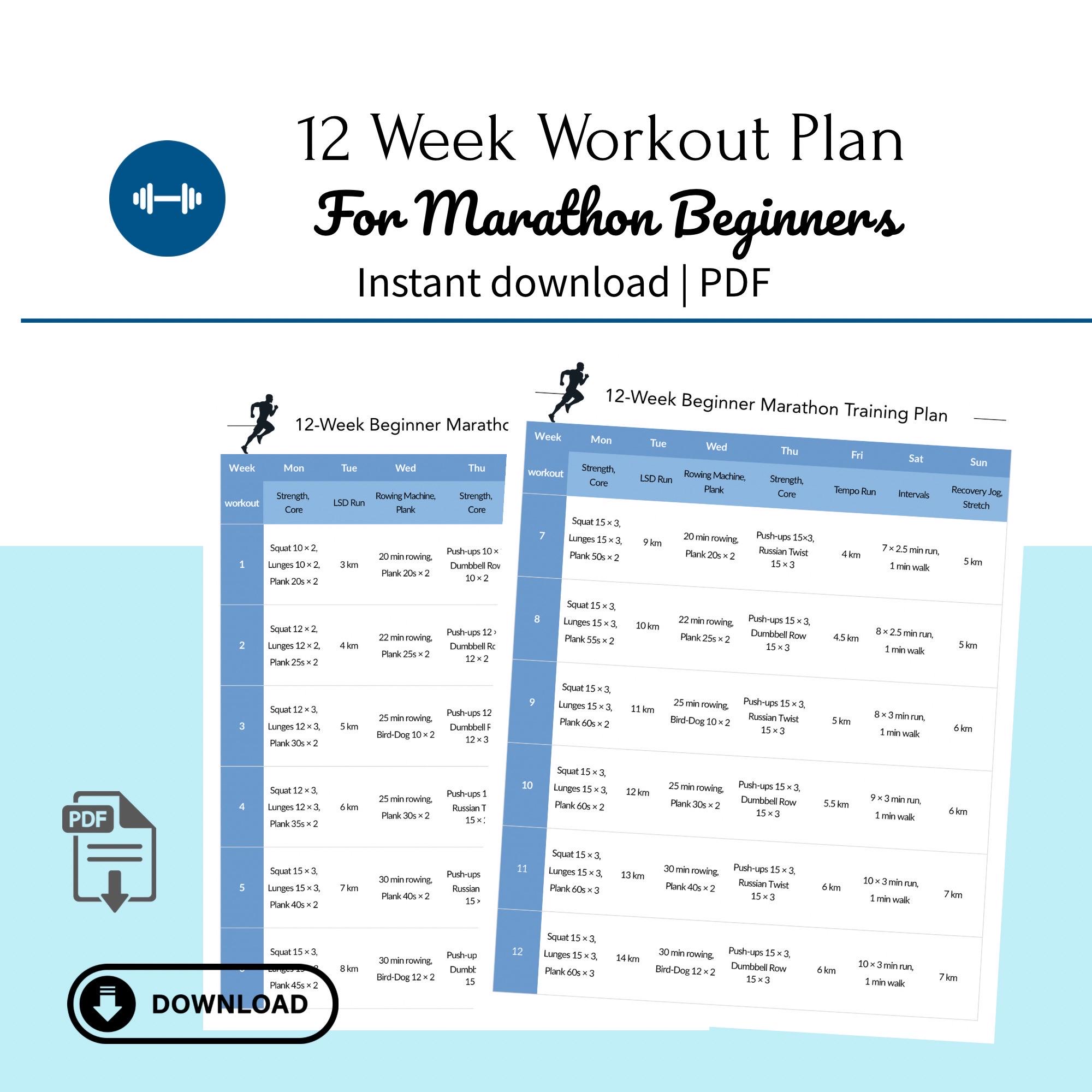 12 Week Training Plan