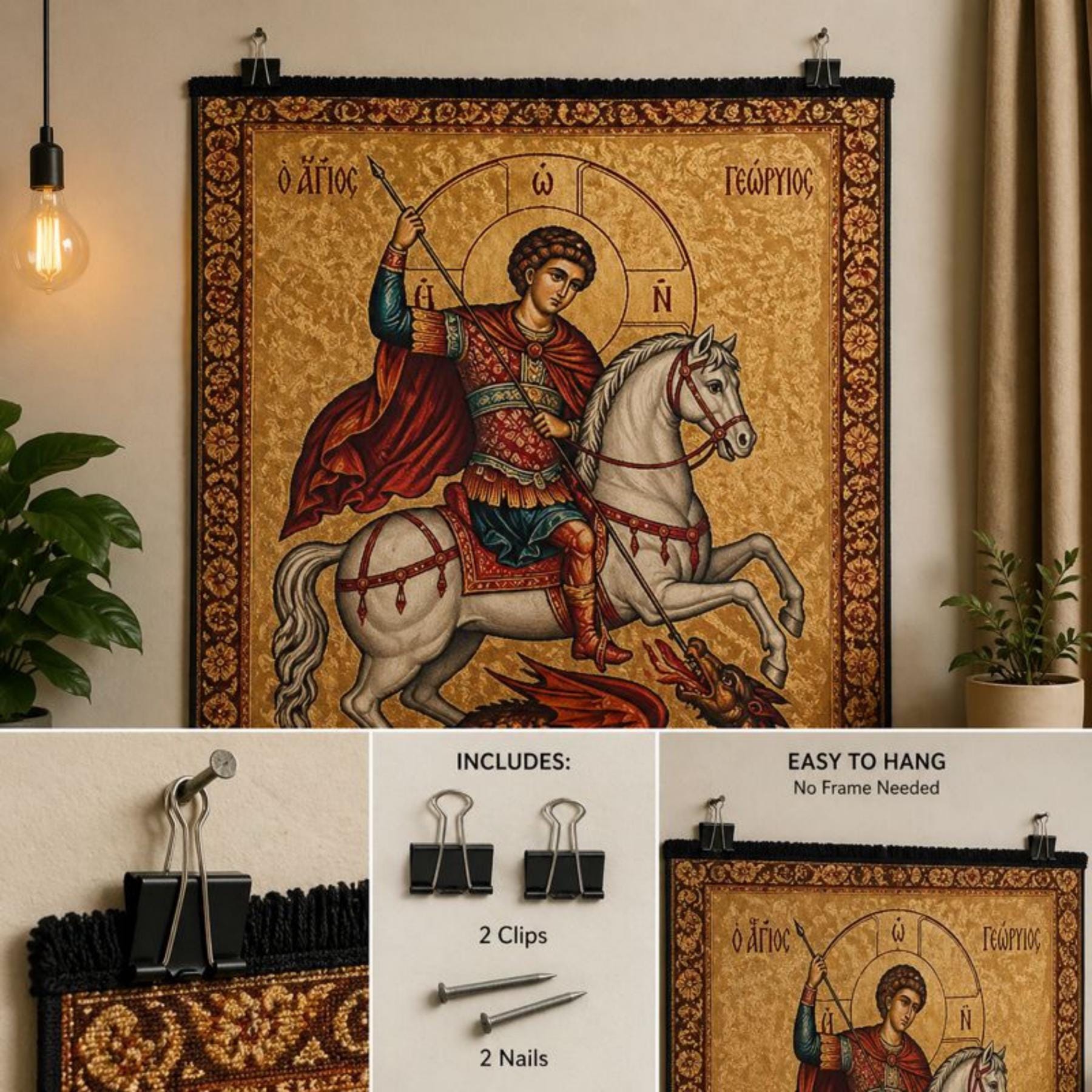 Tuft Rug Jesus Personalized Jesus Christ Divine Mercy Woven Rug: Baptism Gift, Nursery ...