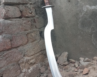 Handmade Carbon Steel Khopesh Sword: Egyptian Machete, Cosplay Replica